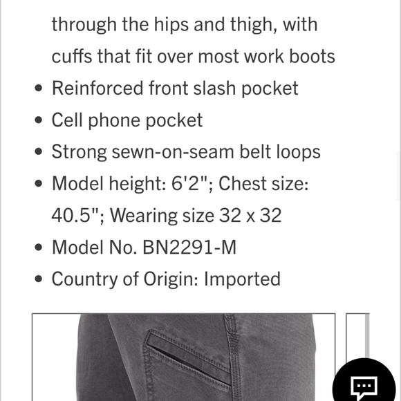 Men's Carhartt relaxed rugged flex canvas work pants - Picture 5 of 7